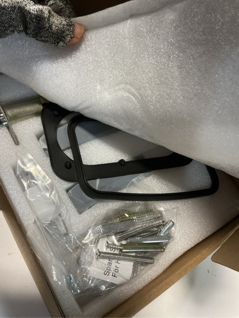 Condition photo showing Good Condition for teeho te001 keyless entry door lock with keypad - smart deadbolt lock for front door with 2 keys - auto lock - easy installation - satin nickel traditional satin nickel