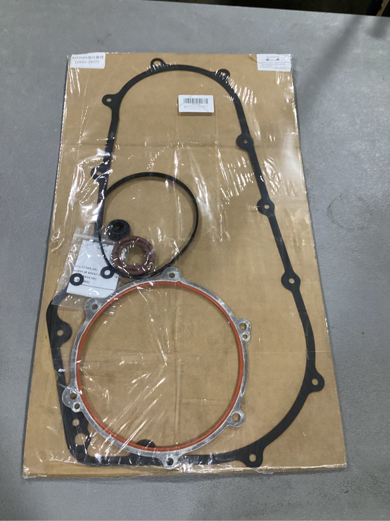 Condition photo showing New/Like New for primary cover gasket kit for harley davidson 2006-2017 road king street glides electra glide ultra limited flht softail, replace# 63859-95b 34901-07 17369-06 12066 12052a 34934-06