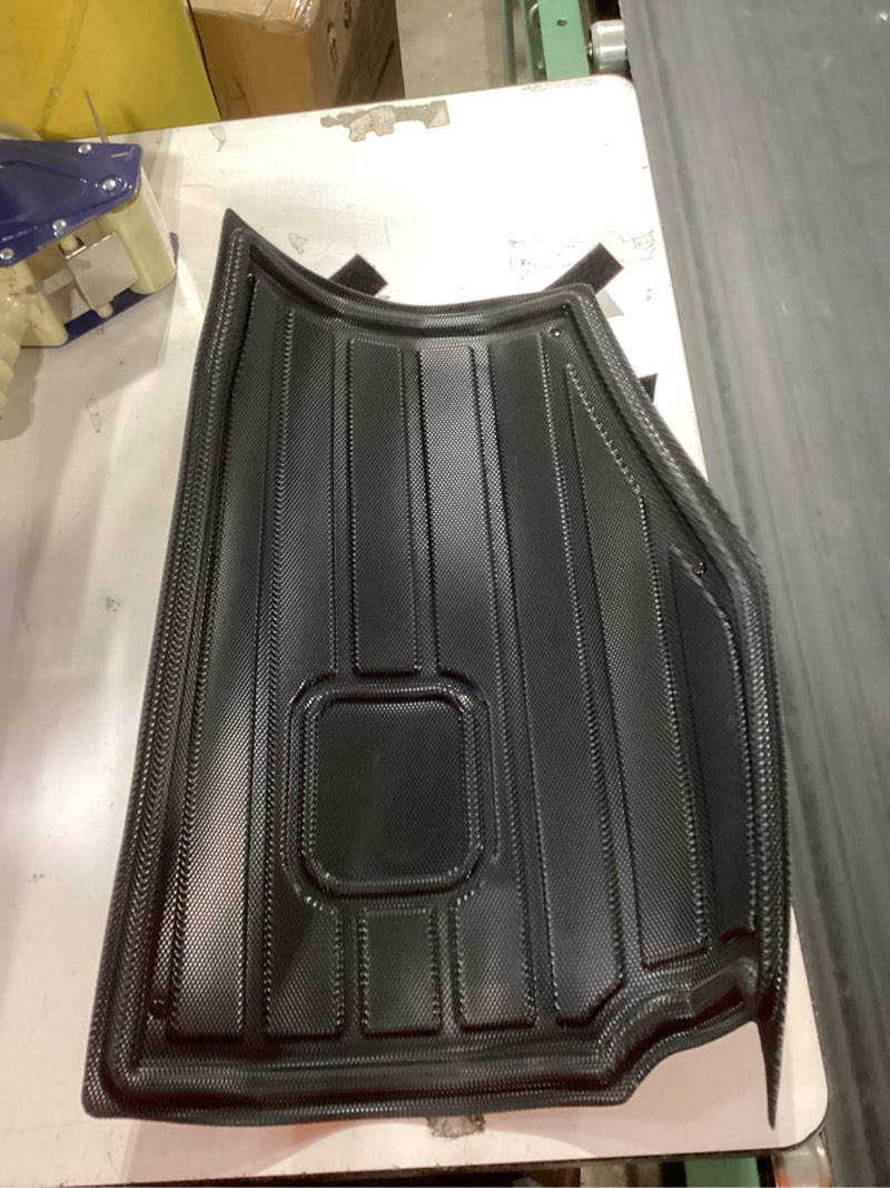 Condition photo showing Good Condition for premium floor mat for cars, suvs and trucks, all weather protection, universal trim to fit, black similar not exact