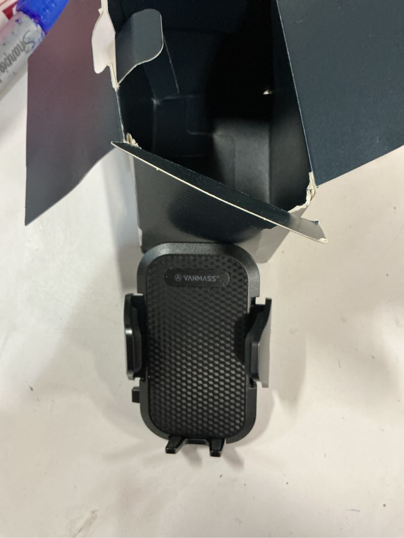 Condition photo showing As Is for  ( Incomplete) 2026 True Military-Grade] Car Phone Holder VANMASS [Upgraded Strongest Suction & Clip] Cell Phone Mount for Dashboard Windshield Vent Wall,Truck Cradle Stand for iPhone 17 Pro Max 16 15 14 13 Android