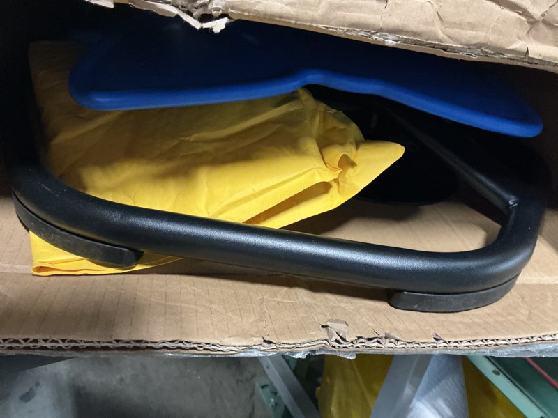 Condition photo showing Good Condition for Spinning Chair for Autistic Kids, 21" L × 16" W Sensory Toys for Kids with Autism, Sit and Spin, Toddlers & ADHD Children, Sensory Products Swivel Chair, Navy Blue Elephant Navy Blue