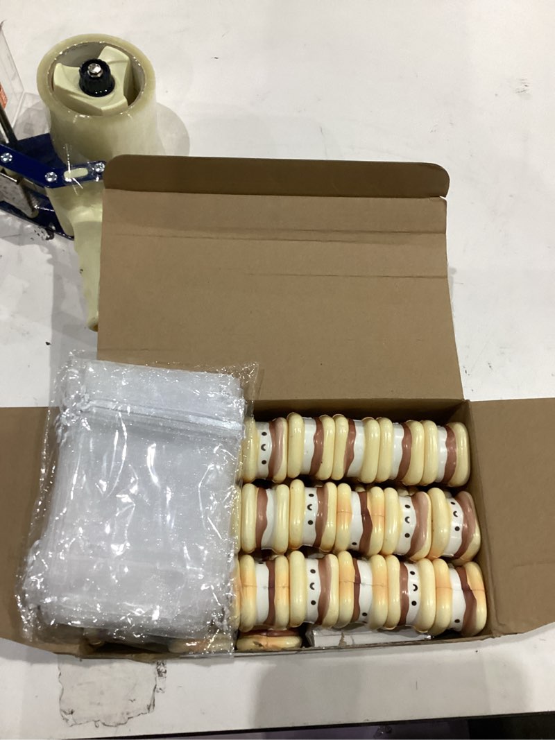 Condition photo showing Good Condition for 50 Sets Employee Appreciation Gifts Bulk Inspirational Smore Stress Ball Realistic Marshmallow with Thank You Card Bag Employee Appreciation Month Gifts for Team Staff Registered Dietitian