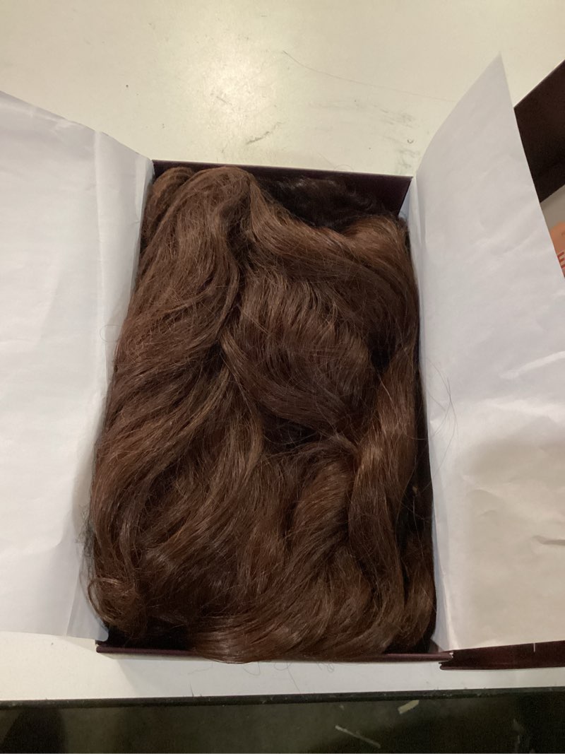 Condition photo showing As Is for synthetic lace front wigs pre plucked 13x4 hd lace long wavy auburn 100% futura premium wigs for black women ready to wear beginner friendly 26 inch daily party use