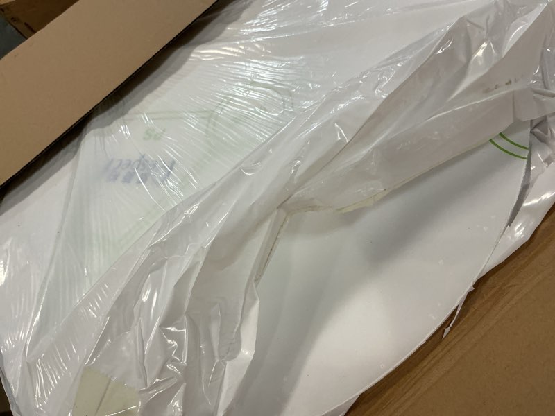 Condition photo showing Good Condition for patikil lampshade diffuser, 19.5" diameter with 3/8" center hole round diffuser 2.7mm thick for drum lampshades pendants light fits 20" openings, translucent white 19.5-inch