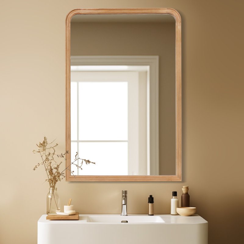Ancell Solid Wood Rectange Mirror 20x30in