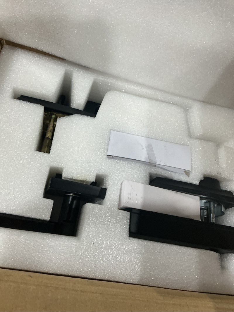 Condition photo showing As Is for natsukage electronic keypad deadbolt matte black a-sj03017