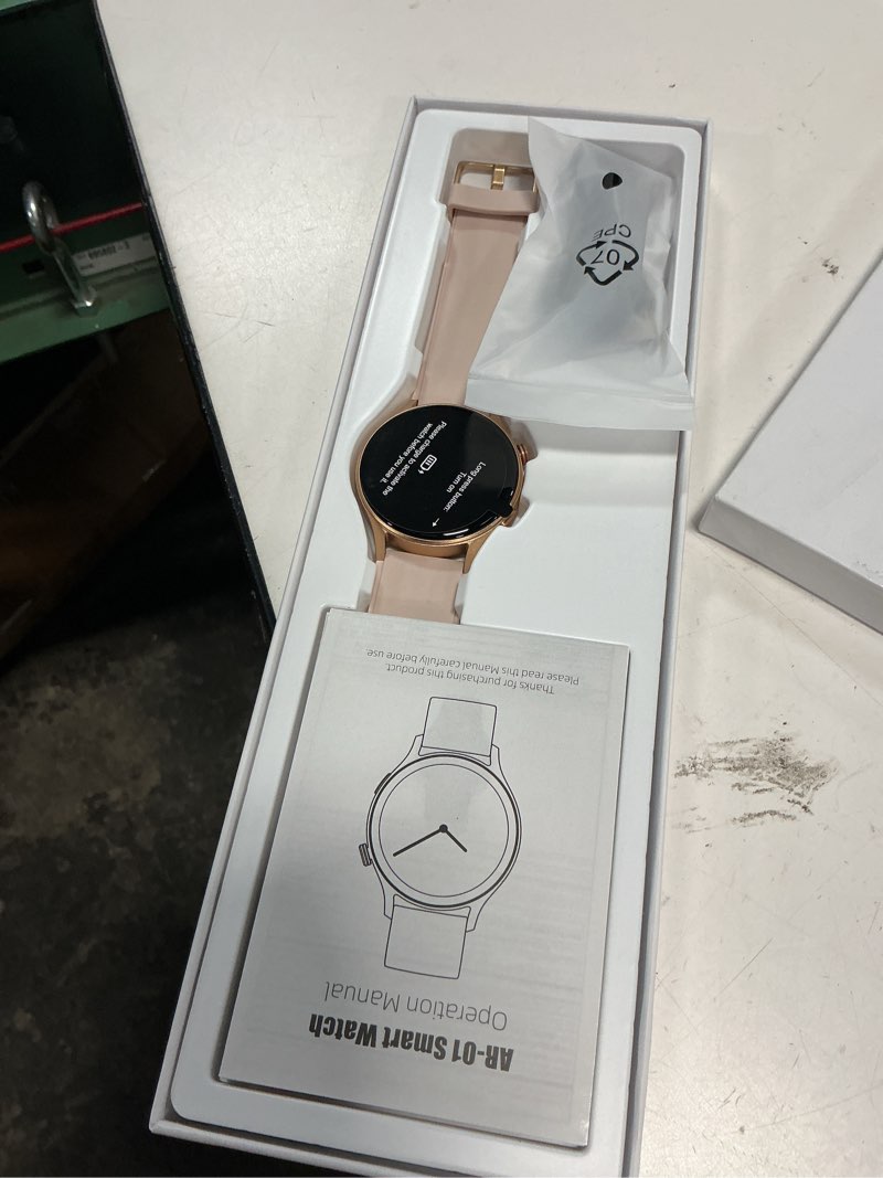 Condition photo showing Good Condition for smart watch for women, answer/make call, 1.32'' amoled ultra-clear screen | fitness tracker with heart rate/sleep/spo2 monitor, smartwatch for iphone/samsung/android, 110+ sport modes, 3atm waterproof