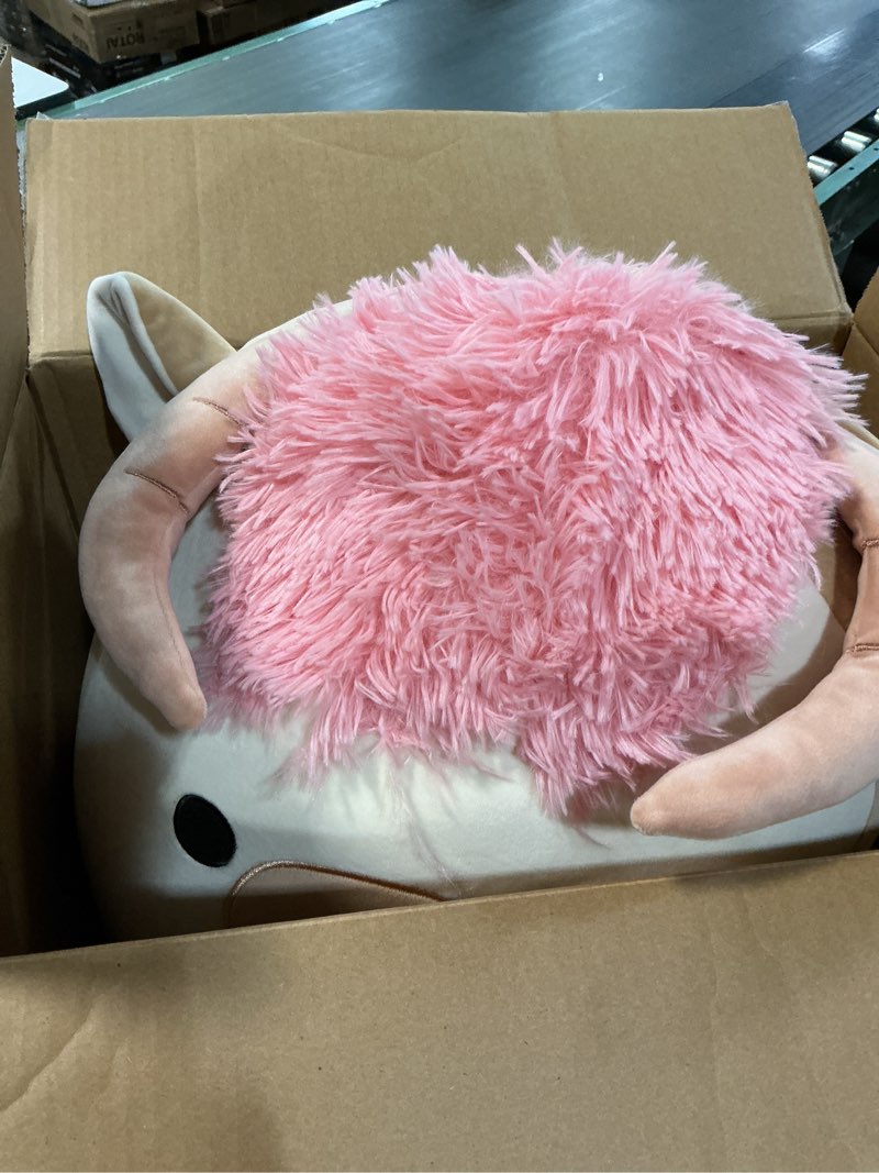 Condition photo showing Good Condition for Squishmallows Original 20in Samson The Cookie Highland Cow with Bowtie – Official Jazwares Easter Plush (Jumbo) Cookie Cow
