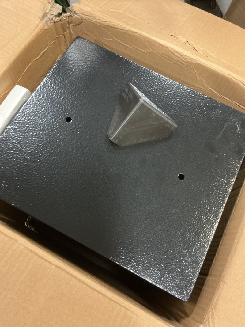 Condition photo showing As Is for Large Safe Box, 6.0 Cuft Safe with Fireproof Waterproof Bag, Electronic Keypad, Spare Keys, Smart Alert System and 3 Removable Shelves, Document Safes for Home, Money, Cash, Jewelry, Valuables