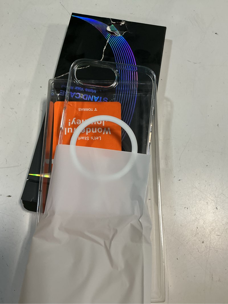 Condition photo showing Good Condition for torras magnetic slim fit for iphone 17e case for iphone 16e case, ultra-thin & fit for magsafe, lightweight matte anti-scratch hard pc cover case for iphone 16e/17e phone case 6.1 inch, clear clear for iphone 17e/16e
