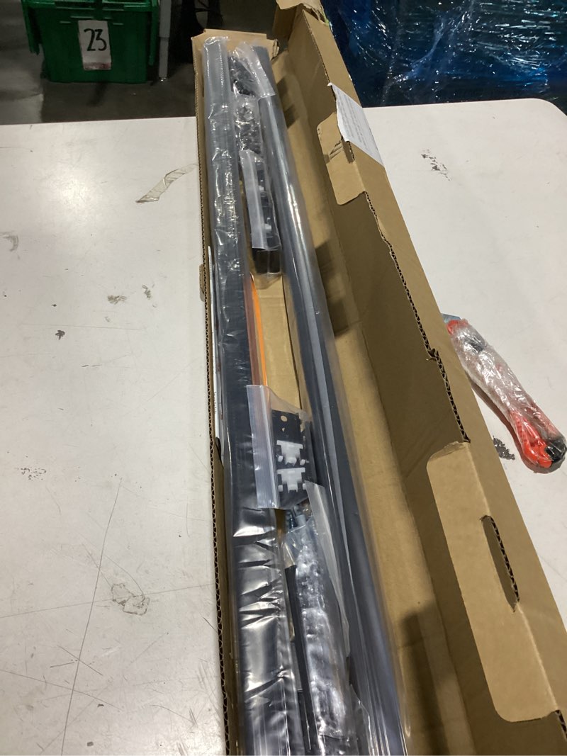 Condition photo showing Good Condition for ceiling curtain track, ceiling wall mount room divider curtains track rods heavy duty ceiling track curtain rail, rv ceiling track for curtains with rollers hooks clips for 6-9ft, black black 9 ft