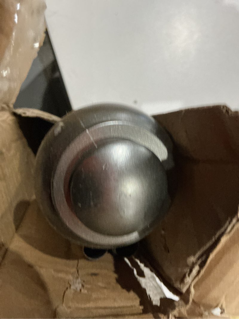 Condition photo showing Good Condition for h.versailtex elegant window treatment telescoping double curtain rod set with classic cap, 3/4-inch diameter, adjusts from 48 to 84 inches, pewter 48"-84" pewter