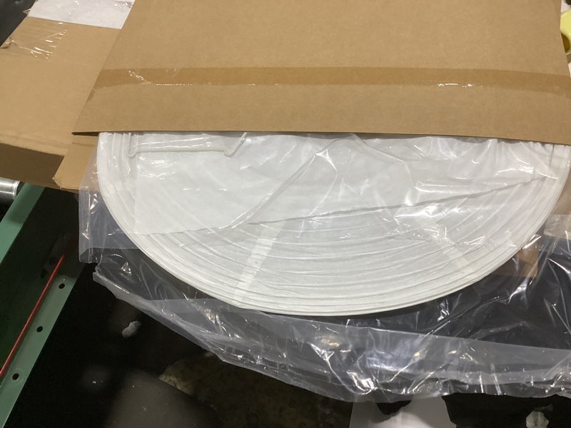Condition photo showing Good Condition for Mushroom Paper Lampshade?17inch?, White Folding Lamp,Interior Trim Lantern,Paper Ceiling Lamp Shade