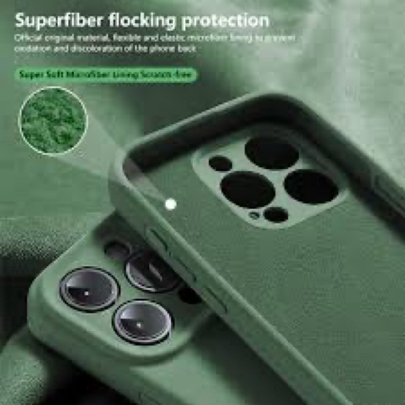 Mephoro Magnetic Stand for iPhone 13 Pro Max Case, Liquid Silicone Case, [Compatible with MagSafe][B