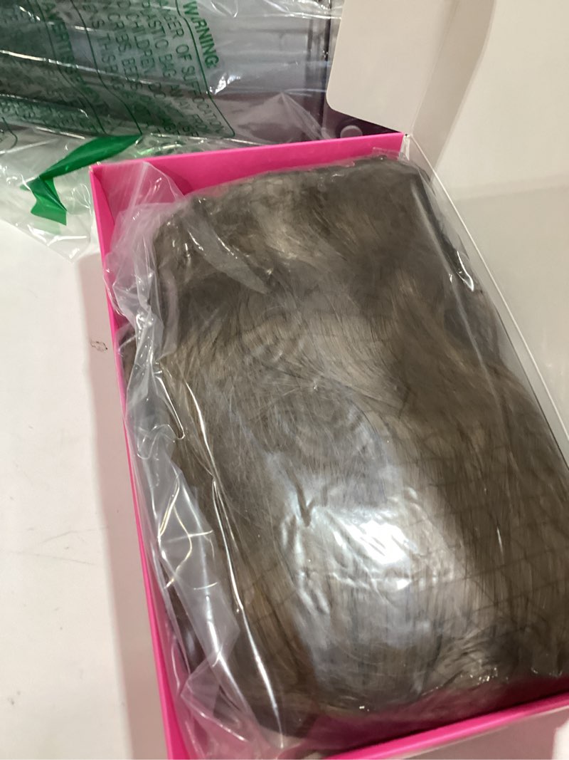 Condition photo showing Good Condition for vckovcko light brown curly bob wig with air bangs natural curly wavy short bob women's shoulder length wigs synthetic cosplay for girl (light brown) 12#