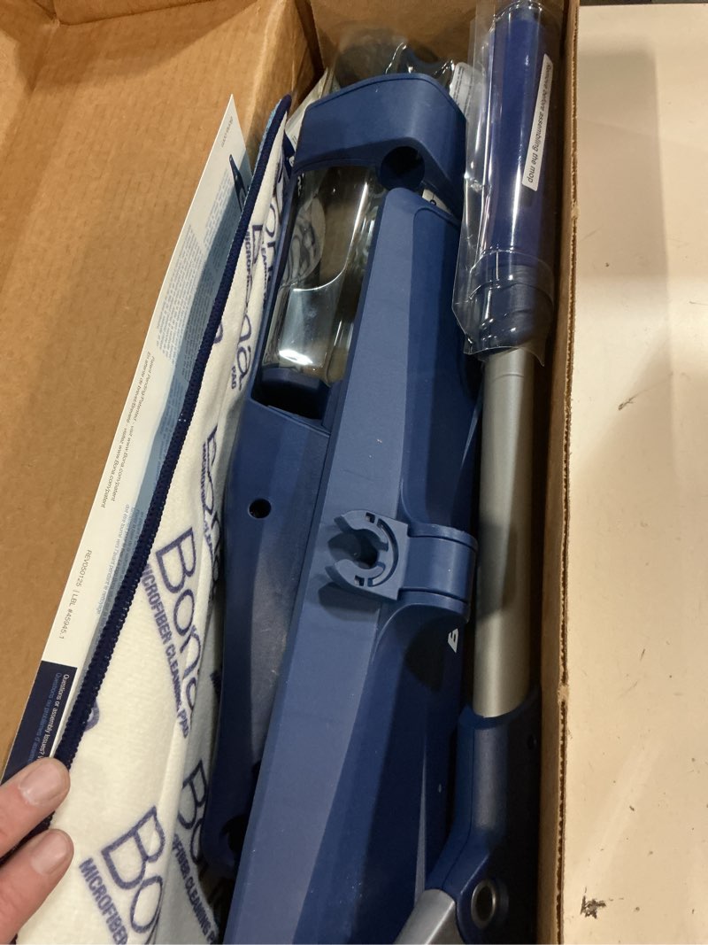 Condition photo showing New/Like New for bona hardwood floor premium spray mop - includes wood floor cleaning concentrate and machine washable microfiber cleaning pad - dual zone cleaning design for faster cleanup hardwood - concentrate