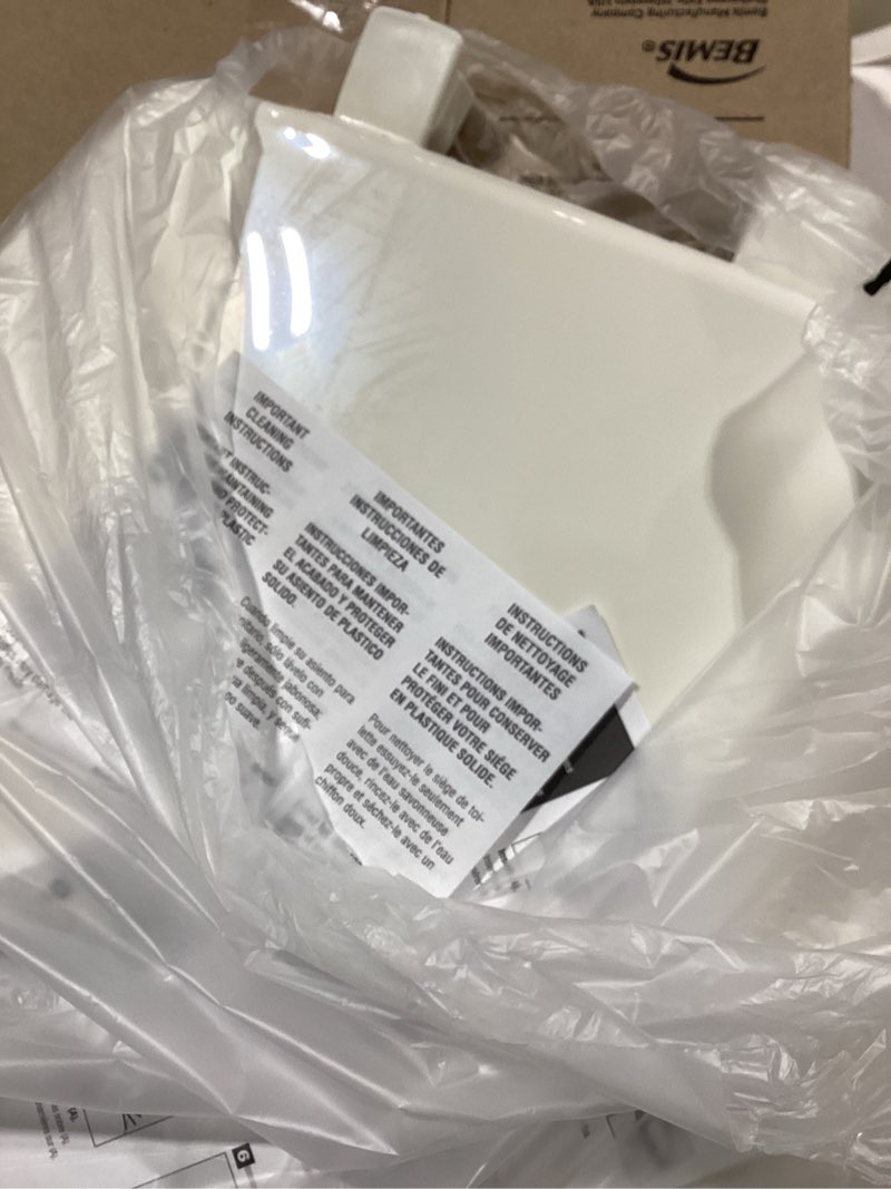Condition photo showing Good Condition for bemis 7300slec slow close toilet seat, easy clean hinges and durable plastic seat, made in usa, elongated, biscuit elongated biscuit