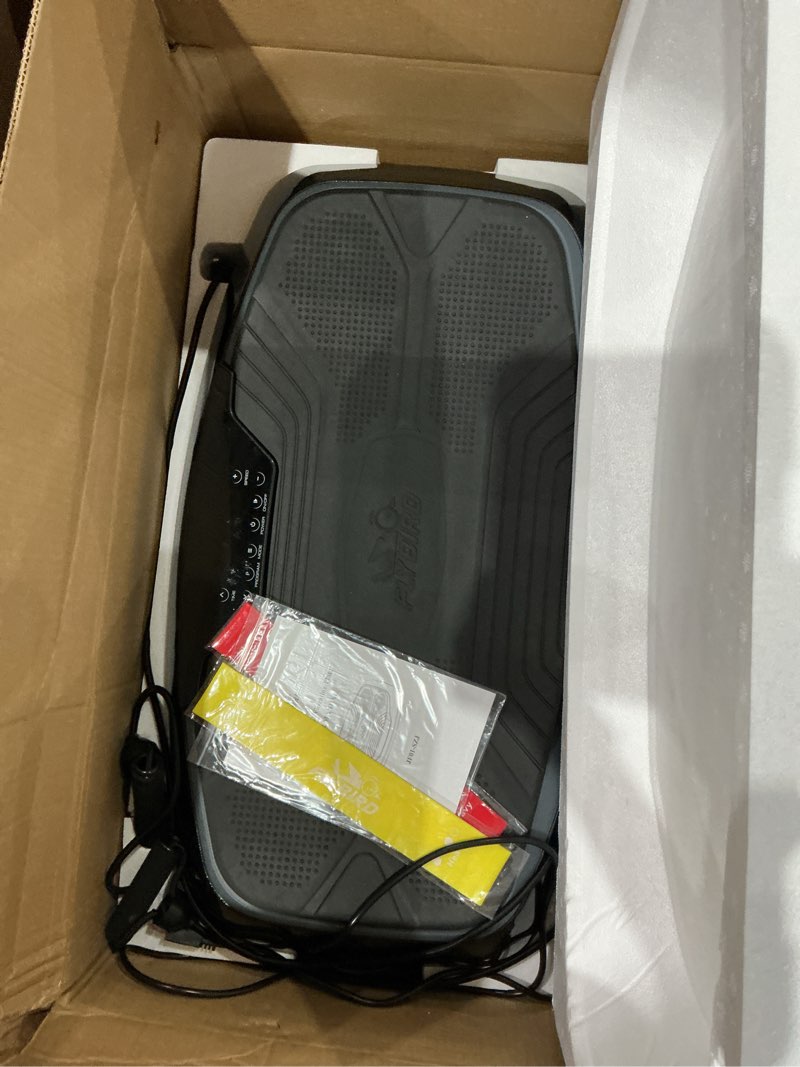 Condition photo showing New/Like New for flybird vibration plate exercise machine, adjustable speed high intensity vibration for muscle toning weight loss lymphatic drainage, full body workout vibration plate black-4d