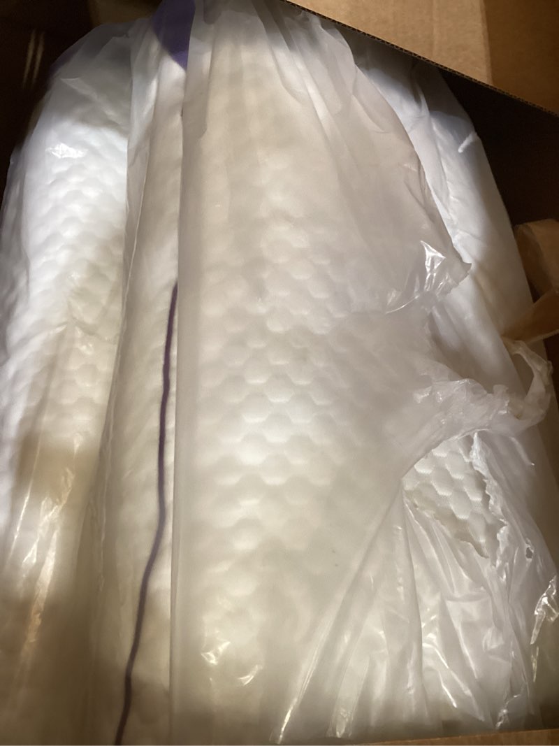 Condition photo showing Good Condition for homelab adjustable shredded memory foam pillows king size, cooling bed pillows for sleeping with removable cover, 2 packs medium pillows for side stomach & back sleepers, 20"x34" king (pack of 2) white