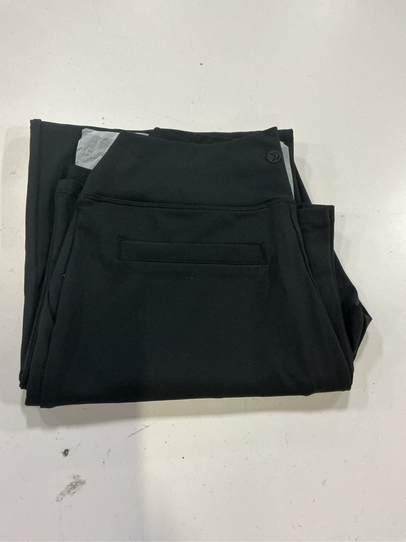 Condition photo showing New/Like New for g4free evergoing yoga pants women wide leg pants with pockets high waist stretch dress casual sweatpants petite/regular/tall 27\" inseam small black