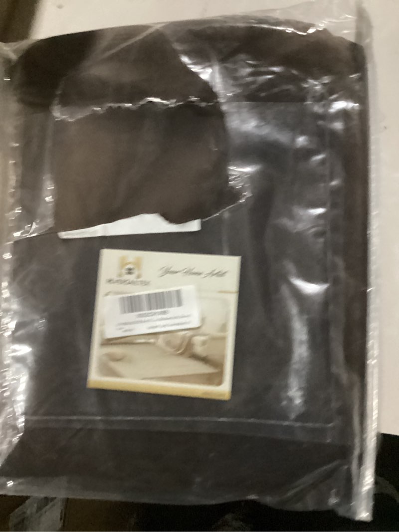 Condition photo showing New/Like New for h.versailtex real velvet plush 3 piece stretch sofa covers couch covers for 2 cushion couch loveseat covers width up to 72 inch feature thick soft stay in place (medium sofa, brown) 2 cushion loveseat brown