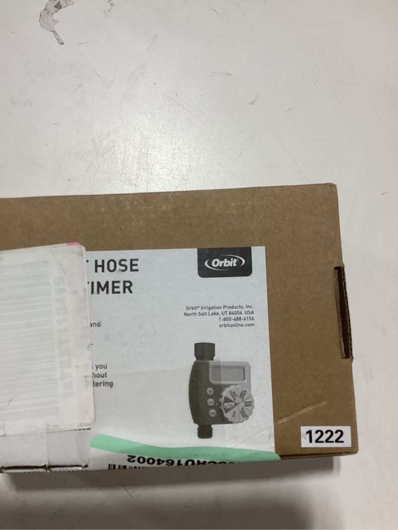 Condition photo showing New/Like New for Orbit 62061Z 1-Outlet Programmable Digital Hose Watering timer