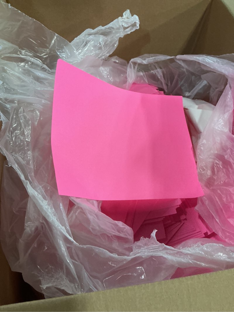 Condition photo showing As Is for astrobrights 21031 8.5 in. x 11 in. 24 lbs. bond weight color paper - pulsar pink (500/ream)(4 of pack)