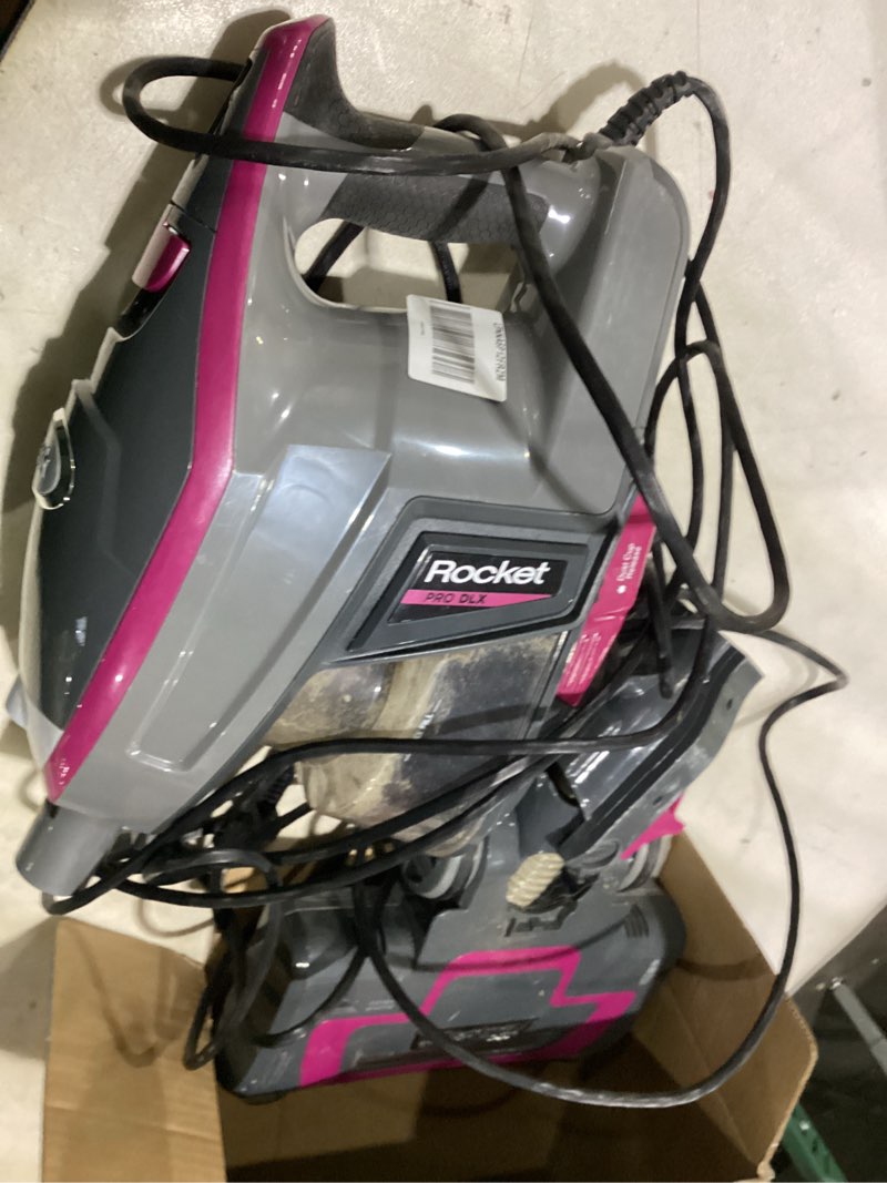 Condition photo showing Good Condition for shark hv322 rocket pet plus corded stick vacuum with led headlights, xl dust cup, lightweight, perfect for pet hair pickup, converts to a hand vacuum, with (2) pet attachments, bordeaux/silver rocket deluxe w/ headlights