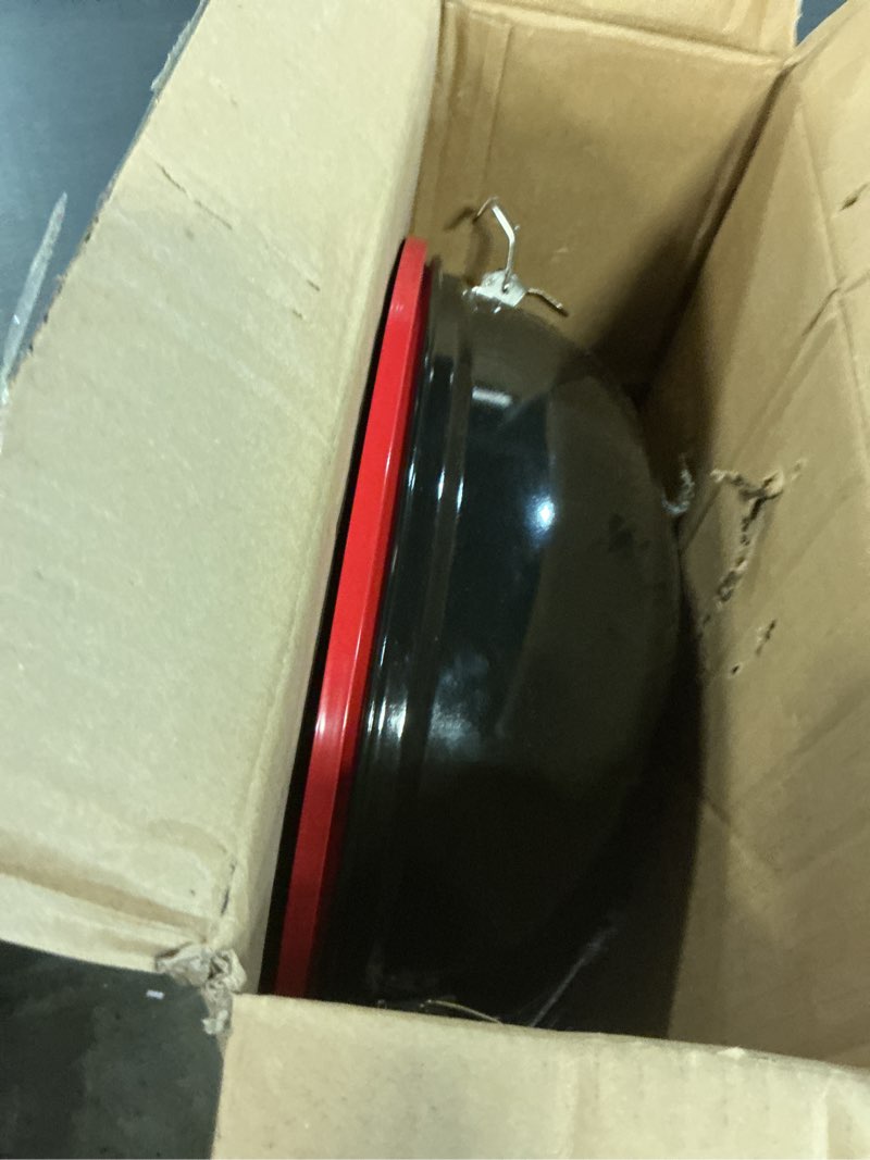 Condition photo showing item condition for Gas One – 14-inch Portable Barbecue Grill with 3-Point Locking Lid for Heat Preservation – Dual Venting System – Small Charcoal Grill for Backyard, Camping, Boat 14 Inch (Diameter)