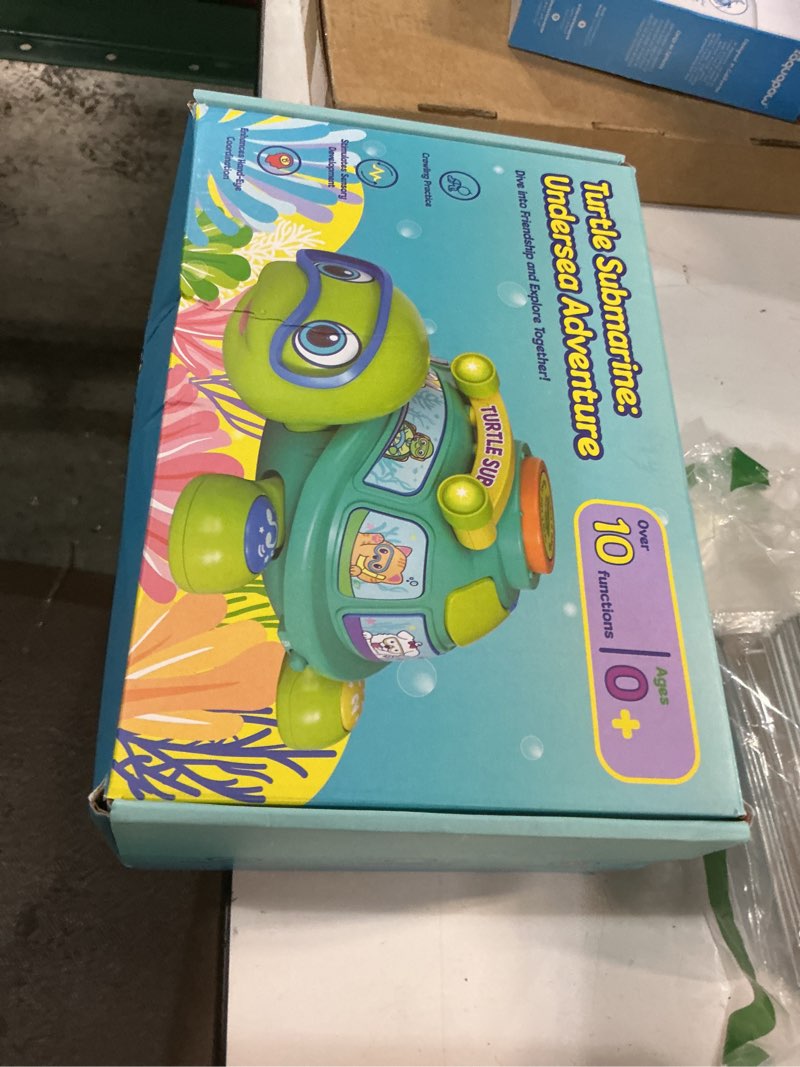 Condition photo showing New/Like New for ToddlerCley Baby Toys 6-12 Months, Musical Turtle Baby Crawling Toys 7 8 9 10 Months, Light up Infants Tummy Toy, Bilingual Educational Turtle, Gifts Present for Christmas Baby 4 5 6 12 Month Green