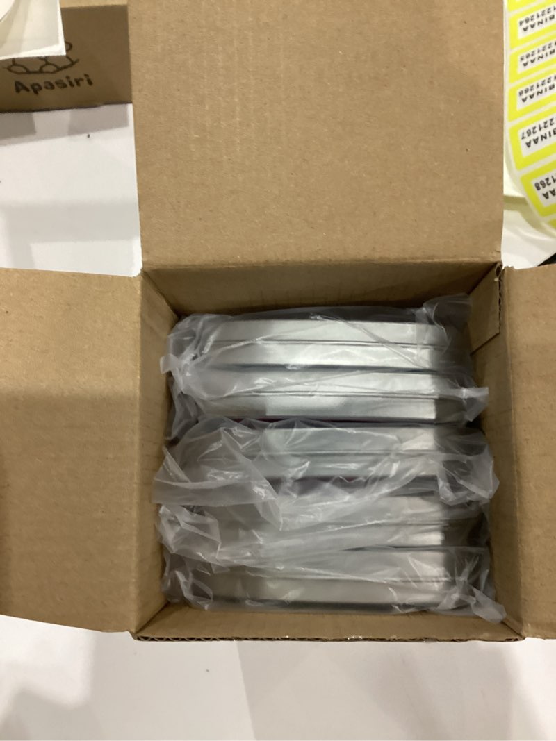 Condition photo showing New/Like New for peryiter 10 pcs christmas poop mint tins, christmas novelty sayings mint tins, xmas candy stocking stuffers, metal candy box funny gag gifts white elephant exchange for men women(cute style)