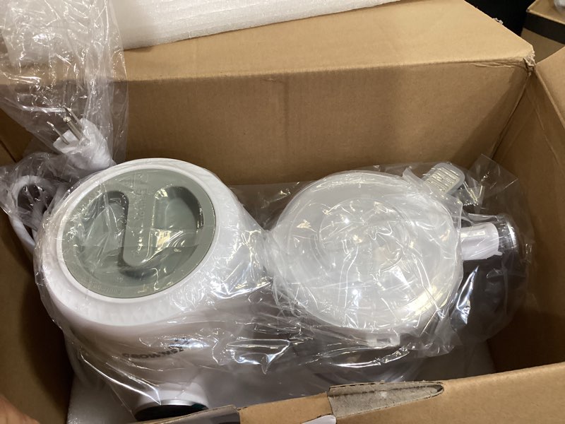 Condition photo showing Good Condition for grownsy baby food maker with steam basket, one step baby food processor steamer puree blender grinder mills machine, auto cooking grinding and sterili-zing for healthy homemade baby food, white