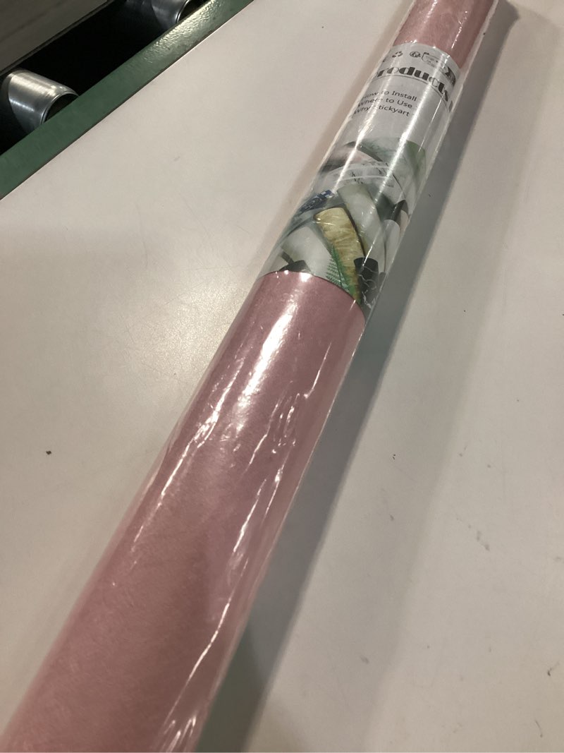 Condition photo showing Good Condition for Stickyart 24\\\"x160\\\" Rosa Peel and Stick Wallpaper Waterproof Vintage Embossed Rosa Floral Contact Paper Removable Self Adhesive Thick Retro Rosa Flower Wall Paper for Dresser Bedroom Living Room Wall 24\\\" x 160\\\" Rosa ( similar 