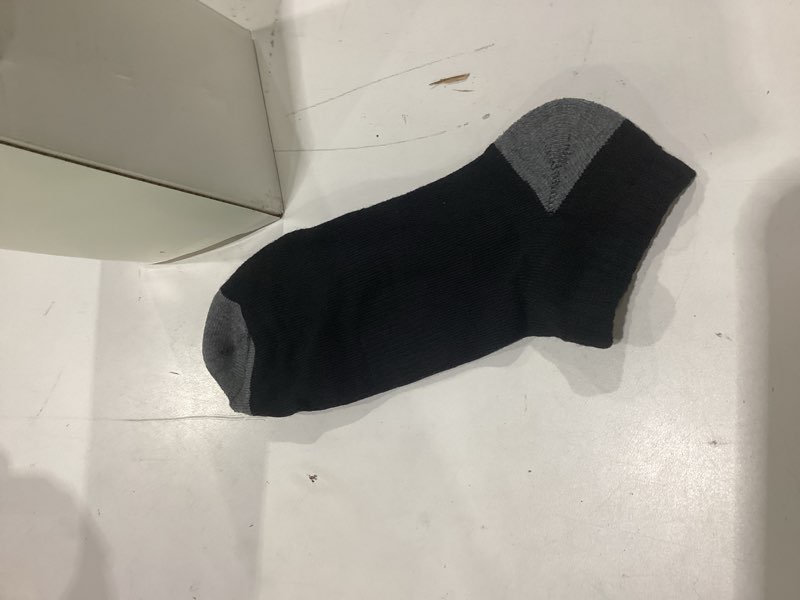 Condition photo showing New/Like New for coovan 10 pairs mens cushion ankle socks men 10 pack low cut comfort breathable casual socks large-x-large 10 pack-black