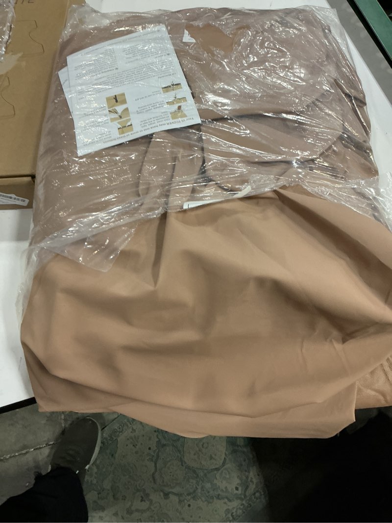 Condition photo showing New/Like New for ultcover square patio heavy duty table cover - 600d tough canvas waterproof outdoor dining table and chairs general purpose furniture cover size 106 inch square 106"(l)x106"(w) brown