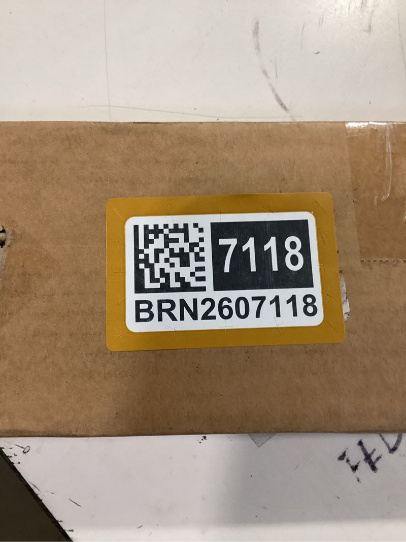 Condition photo showing Good Condition for blasthome® non-adjustable luxury curtain rods for windows, 1 ¼” rod set, 3 foot fixed length, brushed gold single rod brushed gold 3 foot