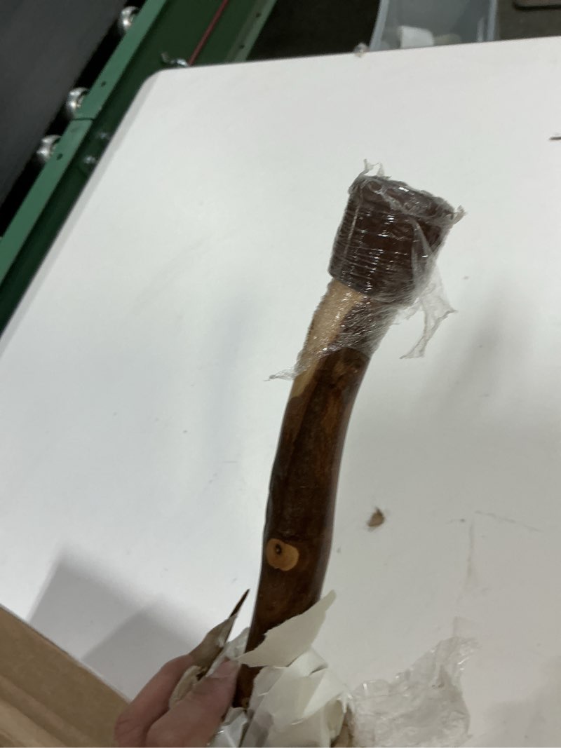 Condition photo showing Good Condition for Brazos Rustic Wood Walking Stick, Maple, Traditional Style Handle, for Men & Women, Made in The USA, 55" Maple 4.58 Foot (Pack of 1) Straight Walking Stick