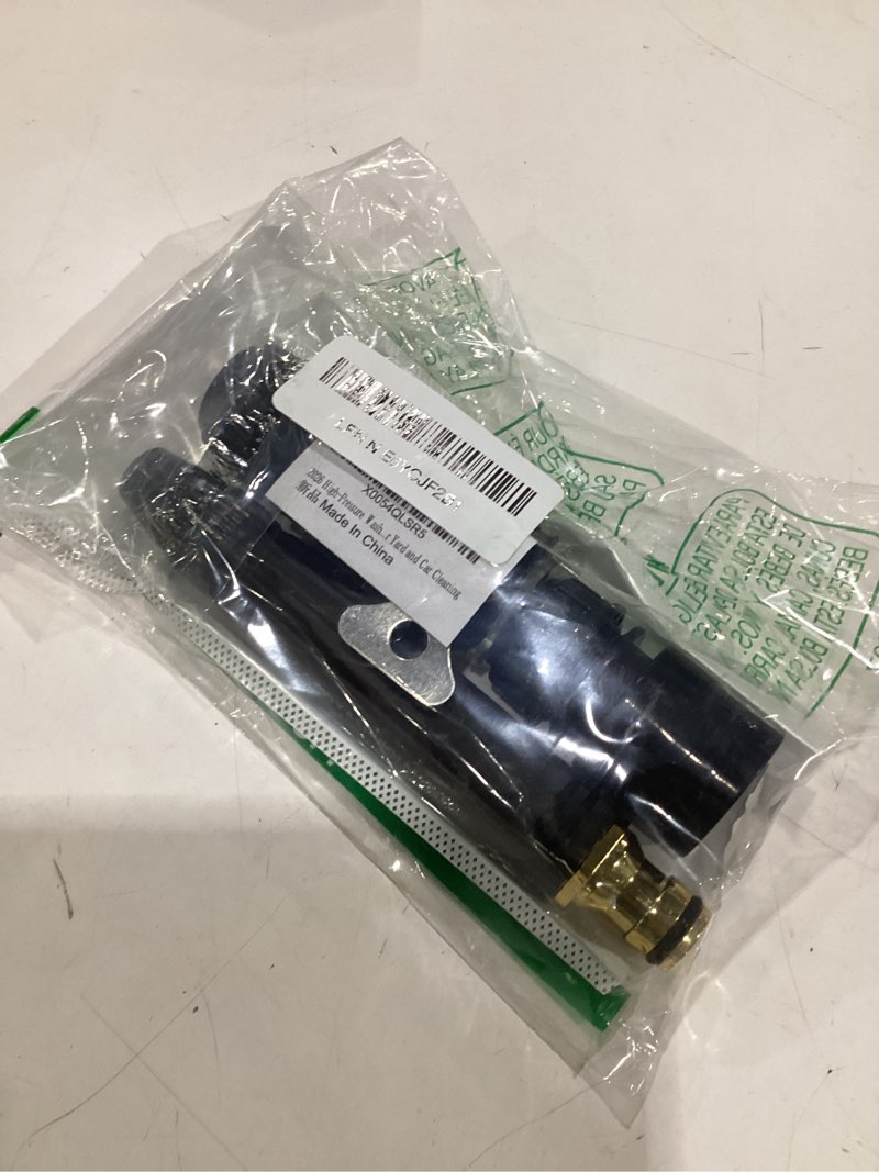 Condition photo showing New/Like New for 2026 high-pressure washer nozzle and connector set, direct-spray gun, three spray modes, multi-function sprayer, ideal for yard and car cleaning