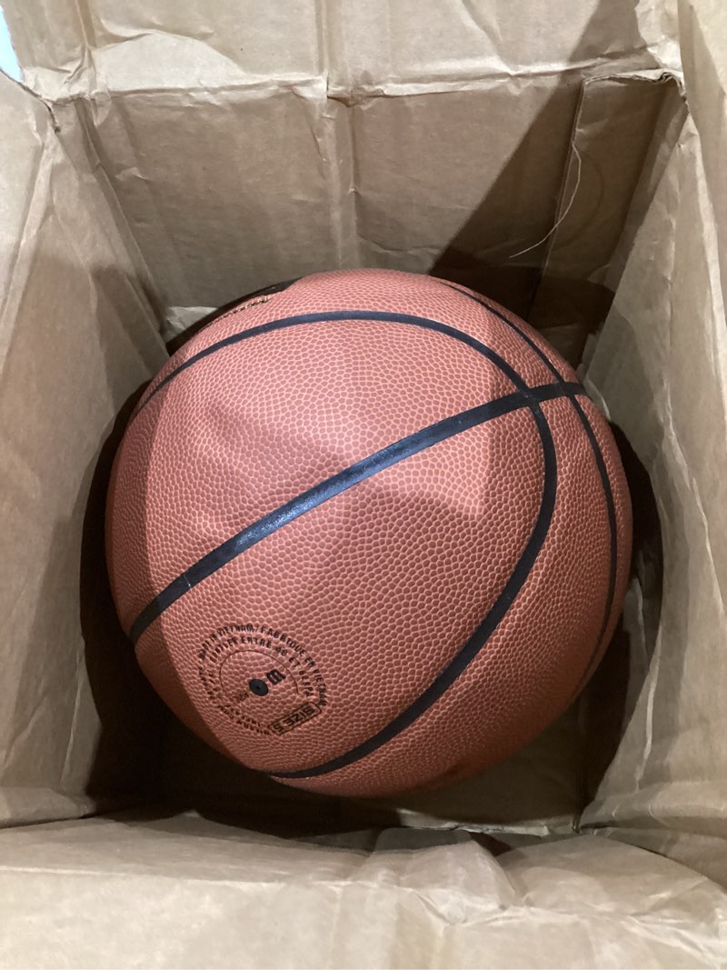 Condition photo showing As Is for WILSON Evolution Indoor Game Basketballs - Size 5, Size 6 and Size 7 Brown - Game Ball Size 7 - 29.5"