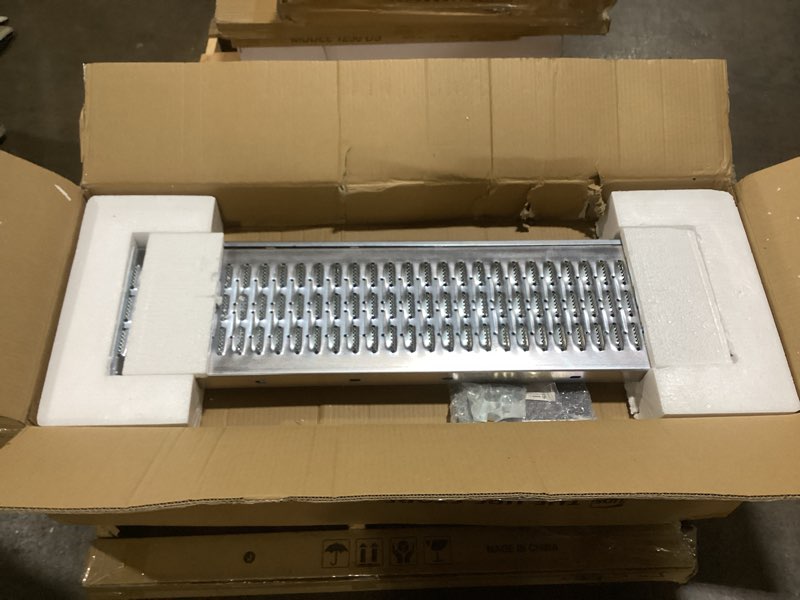 Condition photo showing Good Condition for loading ramps - set of two 35.5-inch ramps for atvs, motorcycles, mowers, carts, and more - 1200lb combined capacity shed ramp set by stalwart 35.5-inch non-foldable