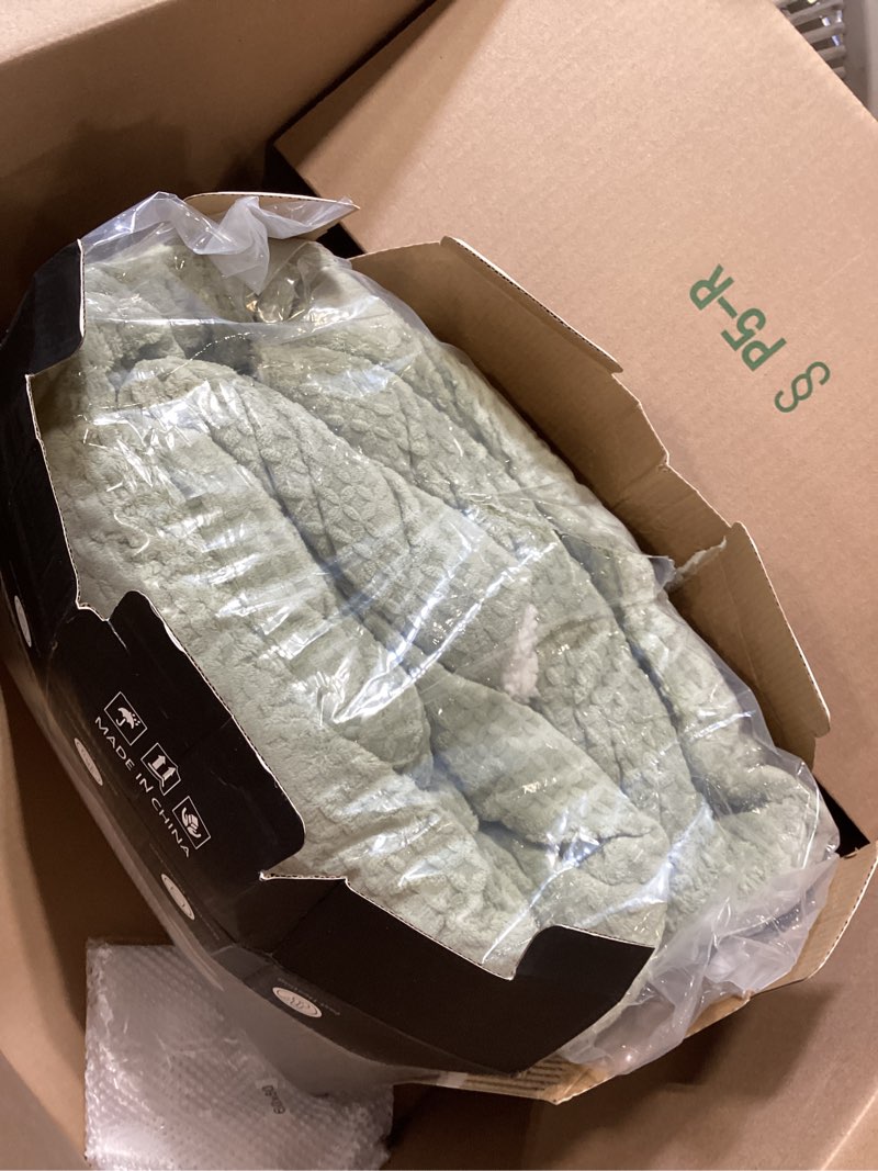 Heated Blanket Electric Blanket King Waffle, 90x100 Inches Dual ...