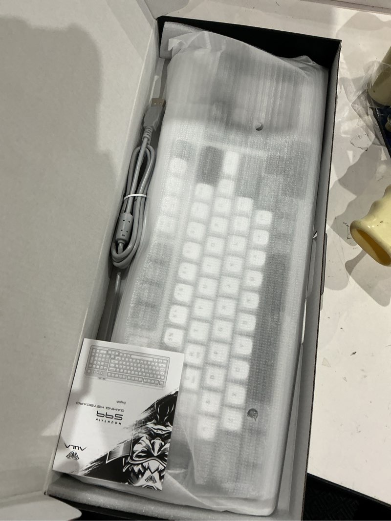 aula 99 key keyboard, wireless gaming keyboard bluetooth computer keyboards creamy color cute membrane keyboard with number pad rgb backlit tri-mode bt/2.4ghz/usb-c - blue&grey&beige