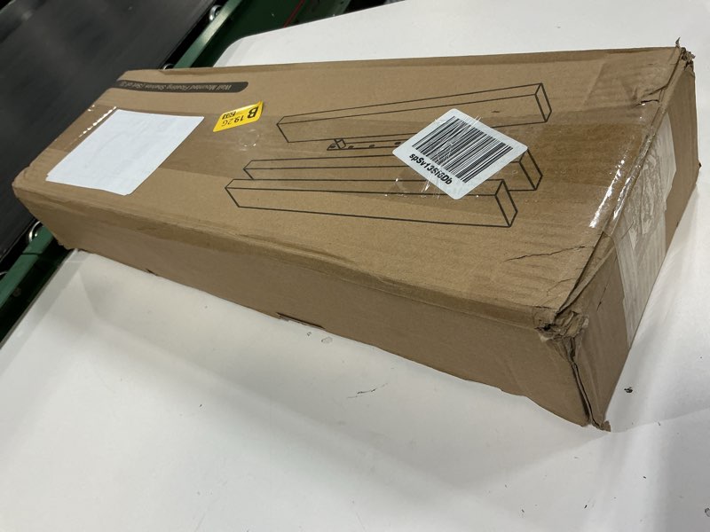 Condition photo showing New/Like New for BAYKA Floating Shelves for Wall, 22.5 inches Wall Mounted Rustic Wood Shelves for Bathroom, Bedroom, Living Room, Floating Shelves for Books/Storage/Decor (Light Oak-Toned,Set of 3) F. Oak-toned - Mid-century Revival Style(mdf Material) 22.5inches