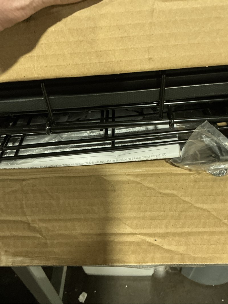 Condition photo showing Good Condition for MidWest Homes for Pets 24-Inch Two-Door iCrate Folding Dog Crate with Divider Panel, Leak-Proof Tray & Secure Latches – Metal Wire Kennel for Small Breeds – Portable, Durable & Easy to Assemble 24.8"L x 17.9"W x 19.5"H Double Door