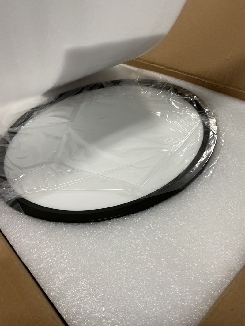 Condition photo showing Good Condition for 52 Inch Ceiling Fans with Lights, Black Ceiling Fan with Light and Remote/App, 2 Downrods, Noiseless DC Copper Motor, 3CCT, Modern Ceiling Fan for Indoor Outdoor, Bedroom, Living Room, Patio