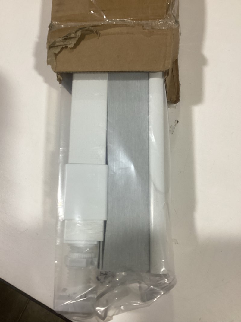 Condition photo showing Good Condition for LazBlinds Cordless Cellular Shades, No Tools No Drill Blackout Honeycomb Shades Pleated Blinds for Windows, 35'' W x 48'' H, Silver White Blackout-silver White 35'' W x 48'' H