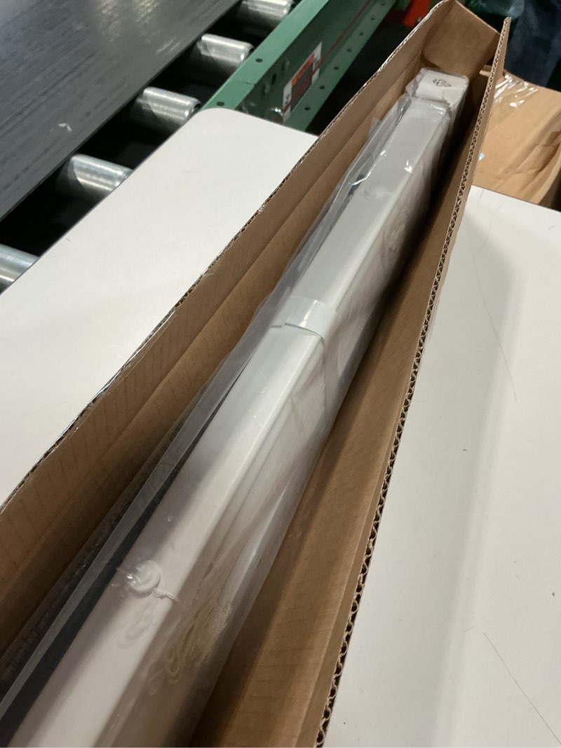 Condition photo showing Good Condition for LazBlinds No Tools No Drill 1" Vinyl Mini Blinds, Cordless Blinds for Windows, Light Filtering Horizontal Window Blinds & Shades, 32" W x 72" H, White Cordless-white 32" W x 72" H