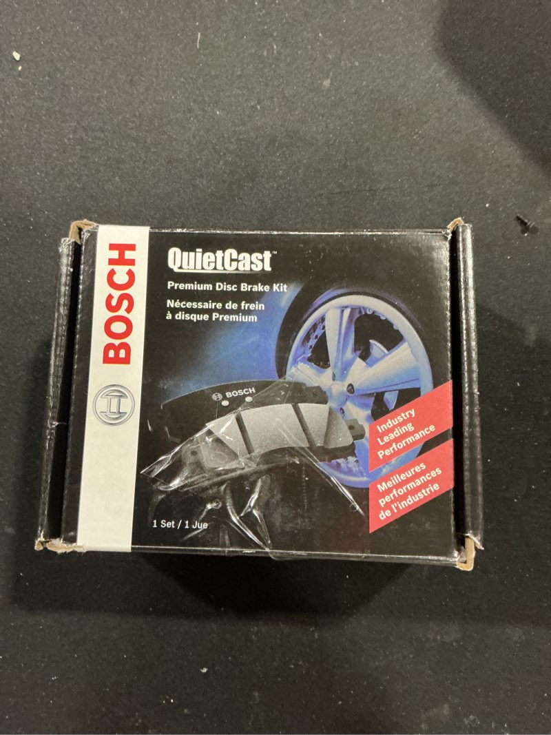 Condition photo showing Good Condition for BOSCH BC606 QuietCast Premium Ceramic Disc Brake Pad Set - Compatible with Select Lexus GX460, GX470