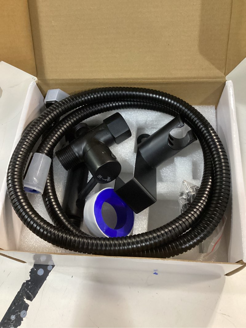 Condition photo showing Good Condition for Lambloraey Matte Black Handheld Bidet Sprayer for Toilet, Solid Brass T-Valve & Stainless Steel Hose