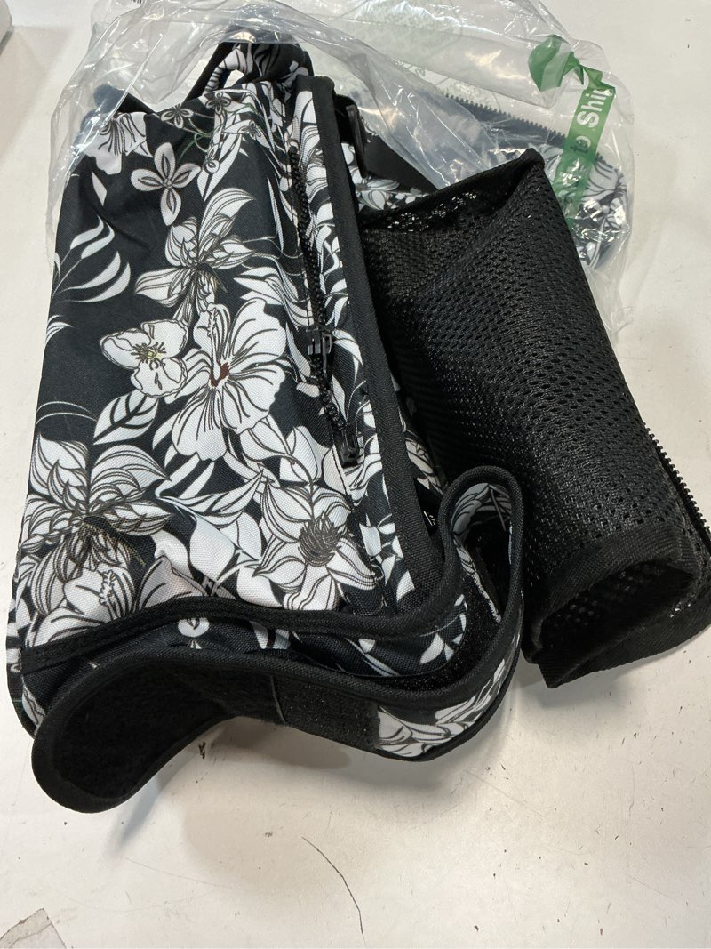 Condition photo showing Good Condition for TOPDesign Universal Baby Stroller Organizer, Stroller Caddy with Detachable Mesh Bag & Heightened Insulated Cup Holders & Non-Slip Secure Hooks Accessories, Fits Most Strollers (Morning Glory) Morning Glory Pro